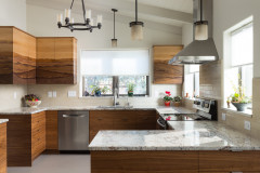 Marquetry wall cabinets and doors