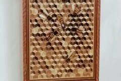 Lacewood Box with parquetry and marquetry