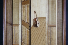 Trompe l'oeil scene of room